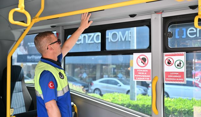 Manisa'da toplu taşımaya klima denetimi