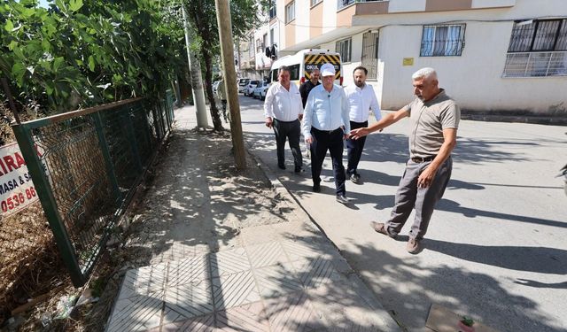 Barbaros'taki üstyapı çalışmaları devam ediyor