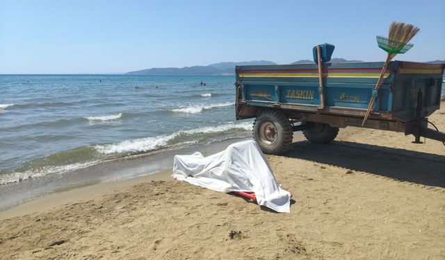 Pamucak sahilinde erkek cesedi bulundu