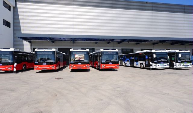 Manisa'nın ulaşım filosuna 15 yeni otobüs kazandırıldı