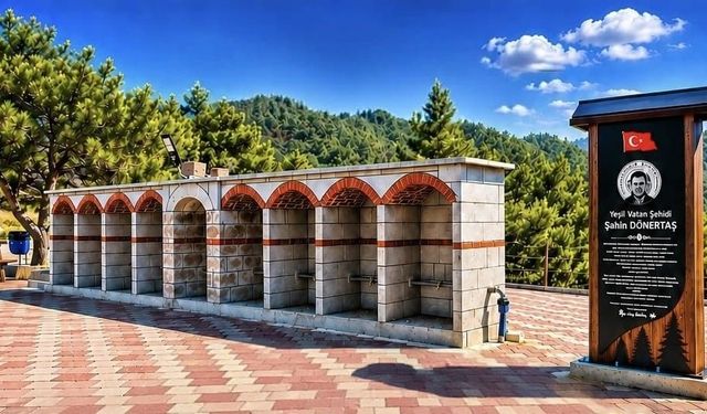 Demirci’deki şifalı su çeşmesine orman şehidinin ismi verildi