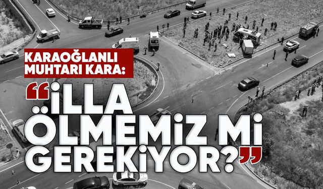 Karaoğlanlı muhtarından yetkililere ihmal tepkisi