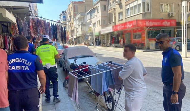 Manisa'da kaldırım işgallerinde denetim sıkılaştırıldı
