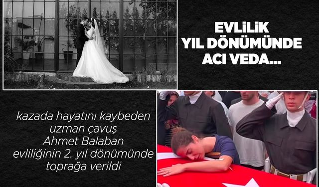Manisalı uzman çavuş Ahmet Balaban evlilik yıldönümünde toprağa verildi