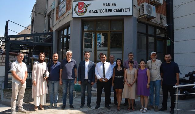 Engin Uzun'dan Manisa Gazeteciler Cemiyeti'ne ziyaret