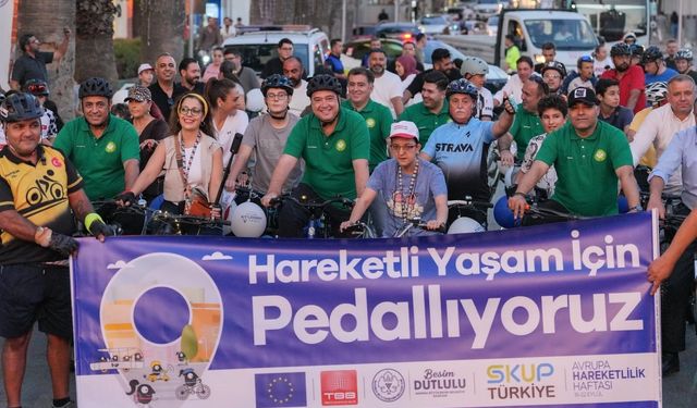 Manisalılar Avrupa Hareketlilik Haftası’nda pedal çevirdi