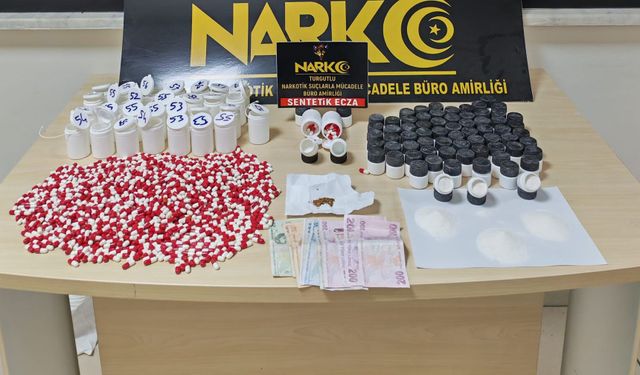 Turgutlu’da uyuşturucu operasyonu