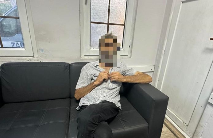 Dilencinin üzerinden 45 bin lira çıktı