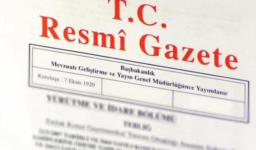 Resmi Gazete'de yayımlandı: Manisa'ya yeni atama
