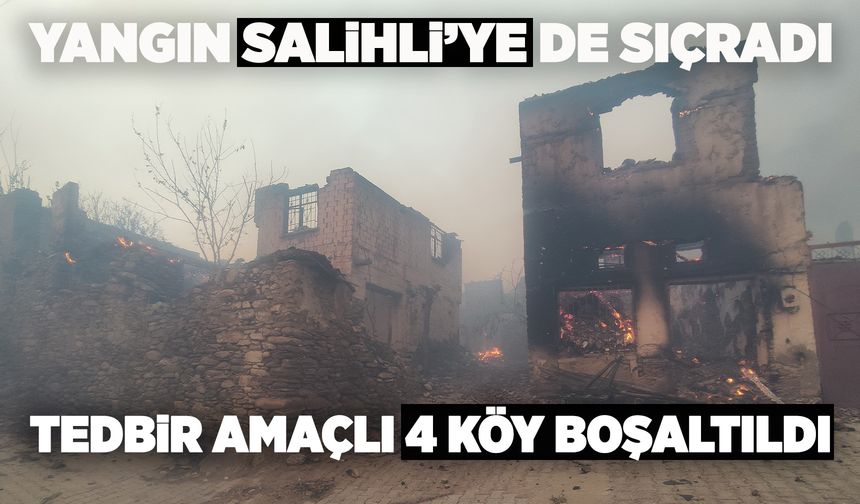 Manisa'da 4 mahalle daha boşaltıldı