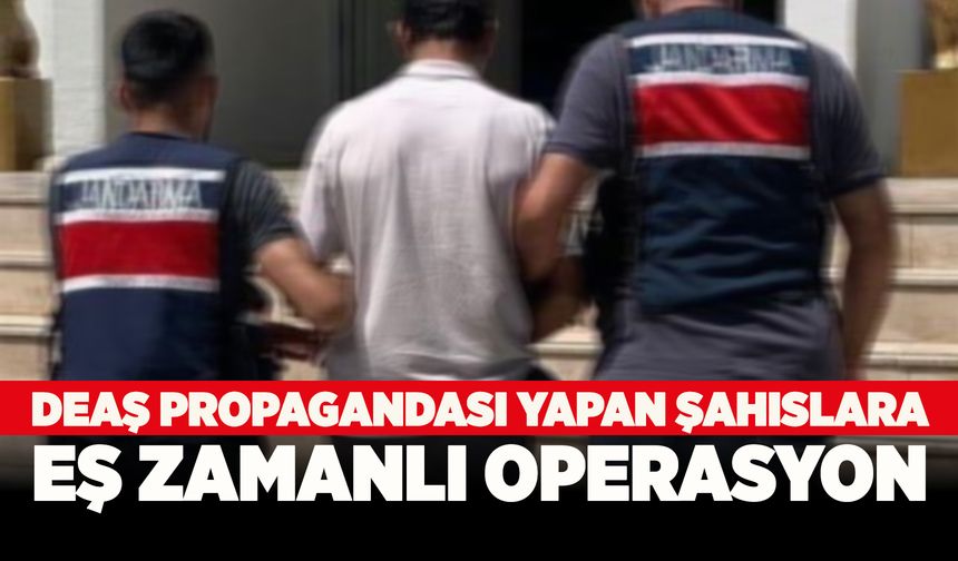 Manisa'da DEAŞ propagandası yapan 3 şahıs gözaltına alındı