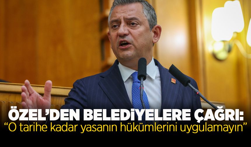 Özgür Özel hayvan katliamı yasası için belediye başkanlarına çağrı yaptı