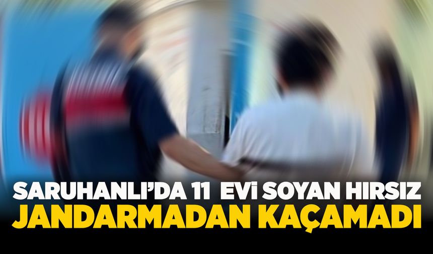 Manisa'da bağ evlerine dadanan hırsız yakalandı