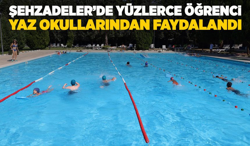 Şehzadelerli öğrenciler, spor okullarında yazı dolu dolu geçirdi