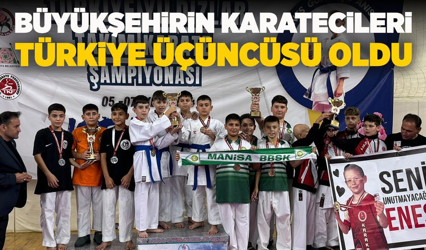 Manisa BBSK Yıldız Erkek Karate takımından büyük başarı