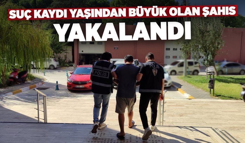 Manisa'da 29 ayrı suç kaydı olan şahıs kovalamaca sonucu yakalandı