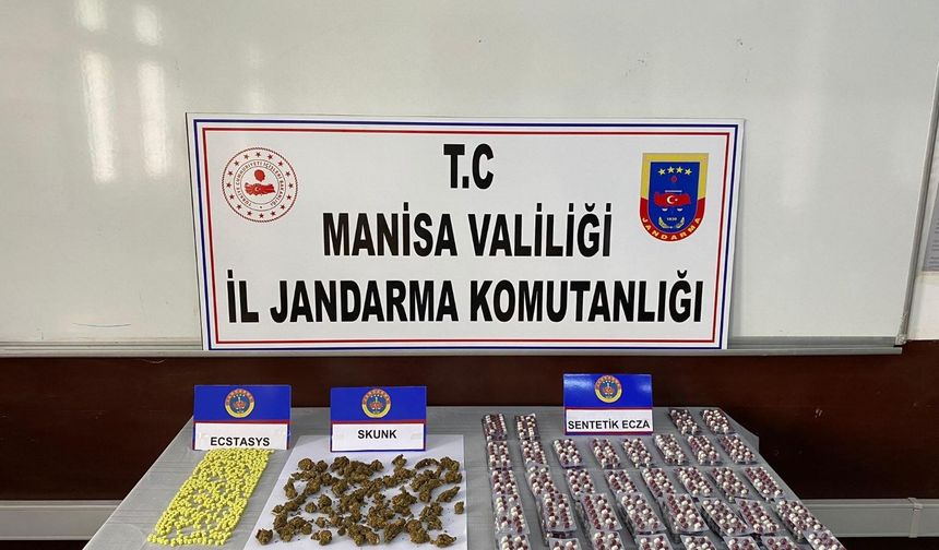 Manisa'da uyuşturucu imalathanesine baskın