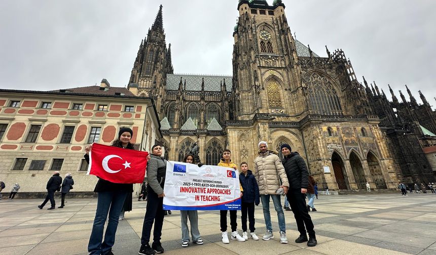 Manisa'nın köy okulundan Prag'a uzanan Erasmus projesi