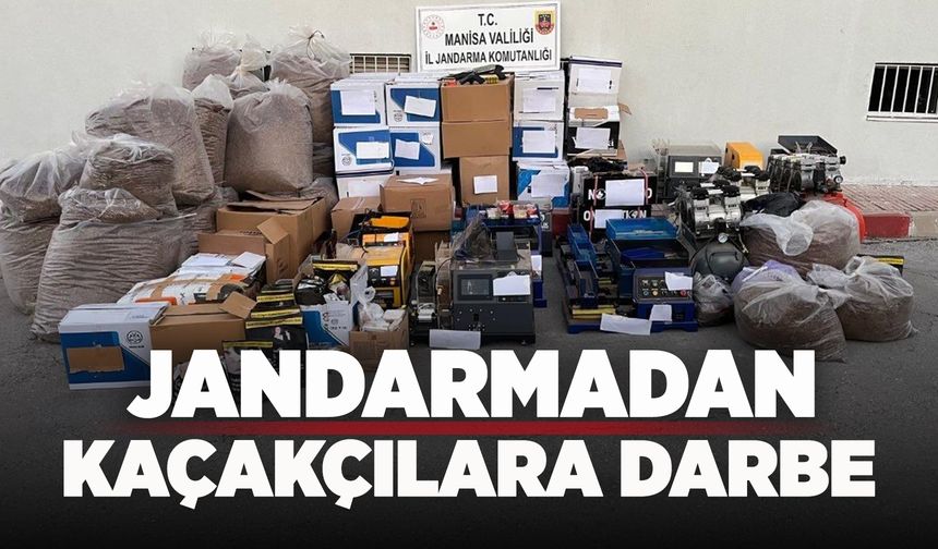 Manisa'da 5 milyon değerinde kaçak sigara vurgunu