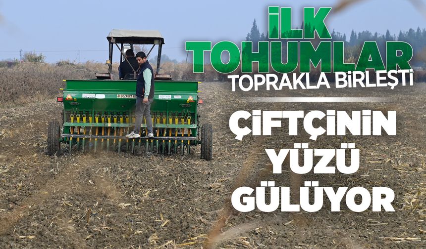 Büyükşehirin tohumları toprakla buluşuyor