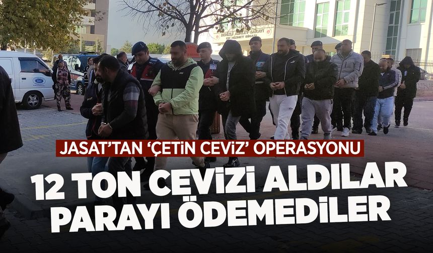 Manisalı ceviz hırsızları yakayı ele verdi