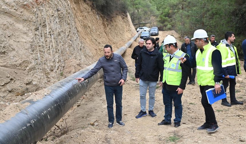 Salihli’nin 91 milyonluk içme suyu projesi incelendi