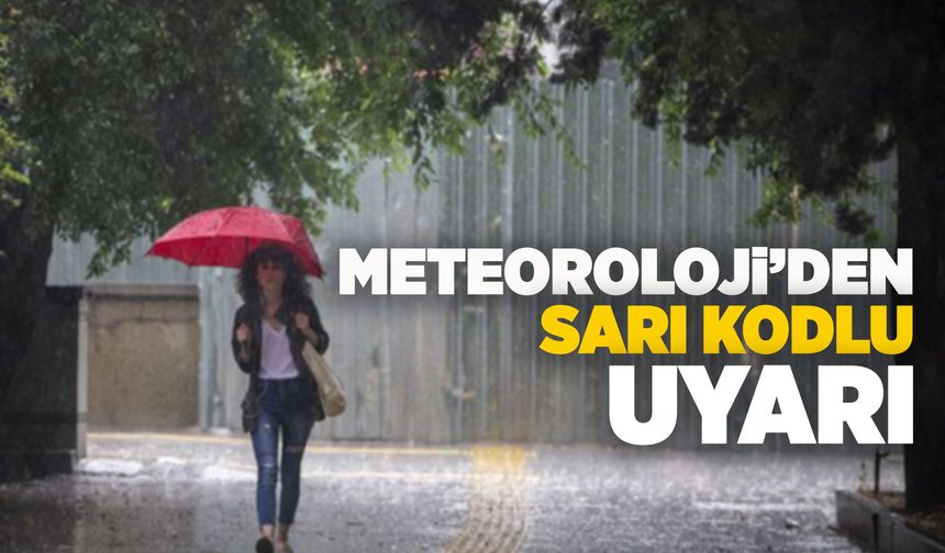 Manisa'ya sarı kodlu uyarı