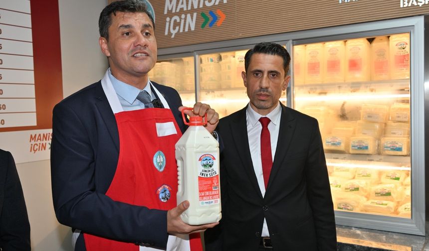 Manisa’da kaliteli süt ürünleri uygun fiyatla satılacak