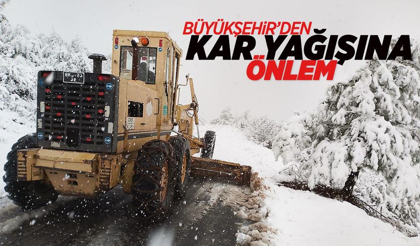 Manisa’da kar yağışı öncesi tüm tedbirler alındı