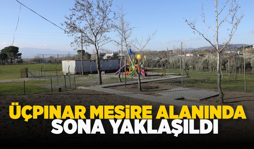Üçpınar Mesire Alanı açılış için gün sayıyor