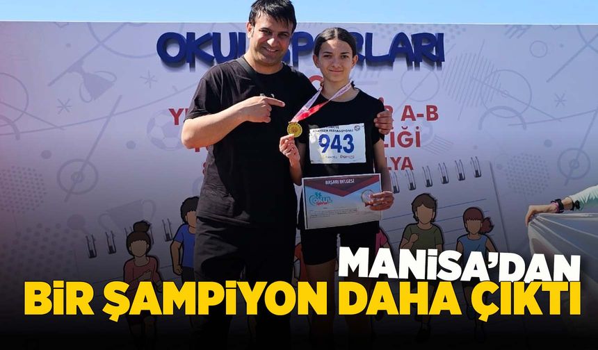 Manisalı sporcu Nida Türkiye şampiyonu oldu