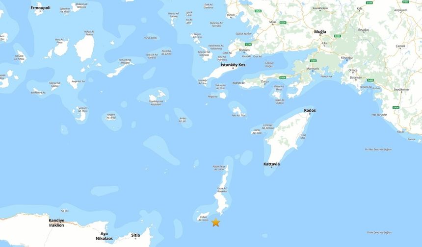 Akdeniz açıklarında 6 büyüklüğünde deprem!