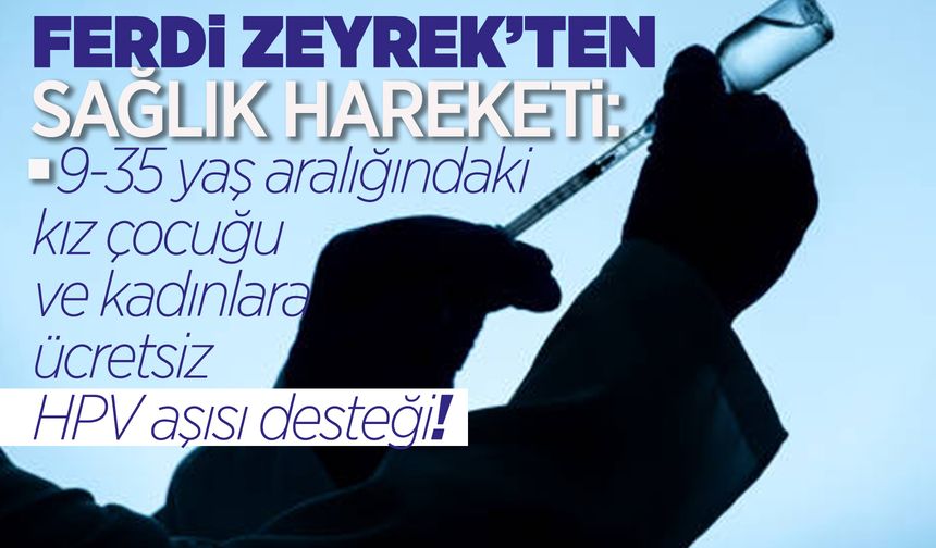 Büyükşehir'den ücretsiz HPV aşısı desteği!