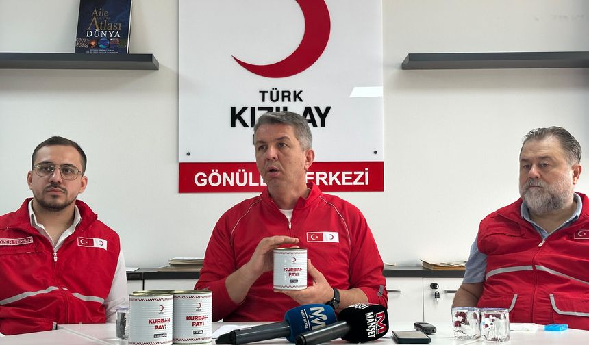 Türk Kızılay Manisa'dan kurban bağışı çağrısı