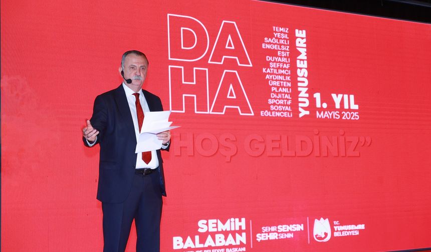Başkan Balaban'dan 1 yıllık değerlendirme