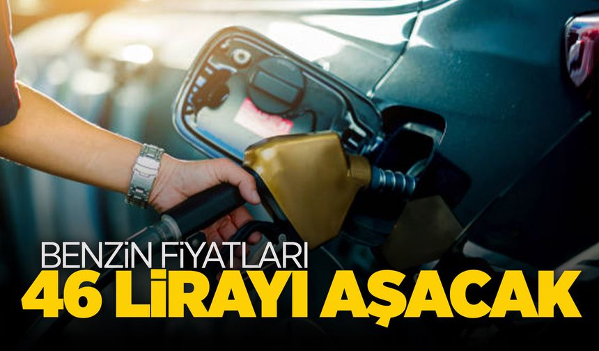Benzine zam geliyor