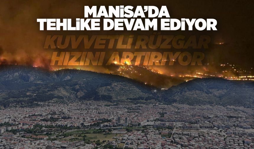 Manisa'da fırtınalı hava etkisini sürdürecek