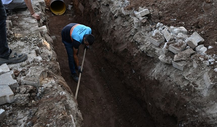 MASKİ'den Turgutlu'ya yağmur suyu hattı