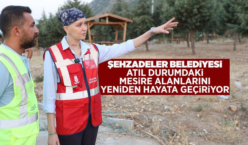 Atıl durumdaki mesire alanları Şehzadeler Belediyesi ile hayat bulacak