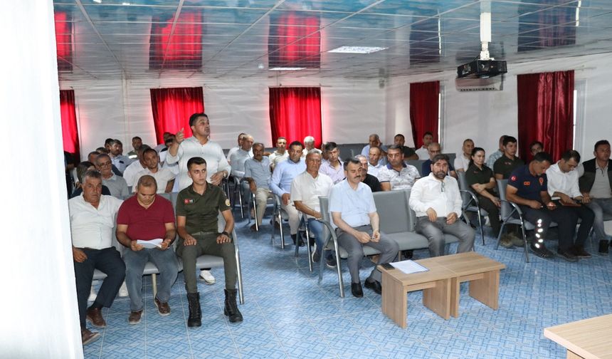 Selendi'de orman yangınları konuşuldu
