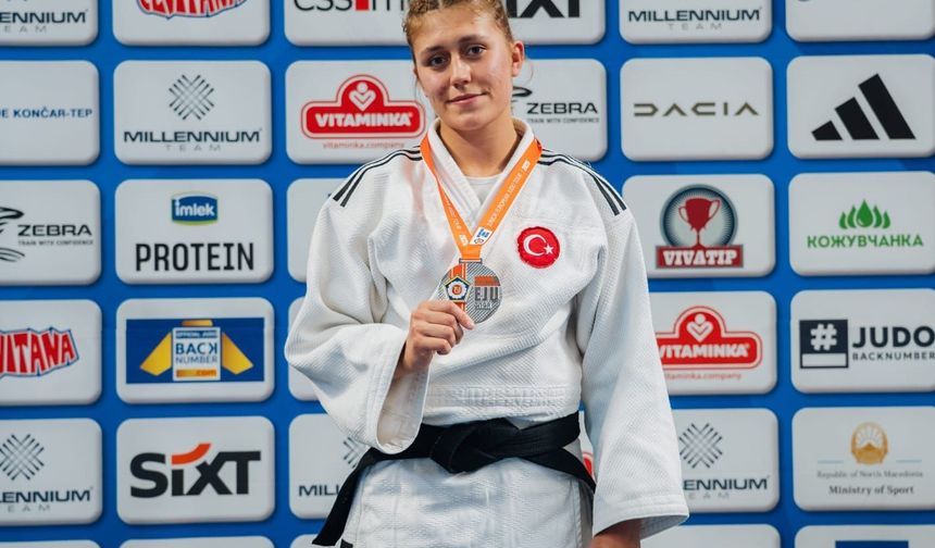 Manisalı Milli sporcu Sura Nil Avrupa ikincisi oldu