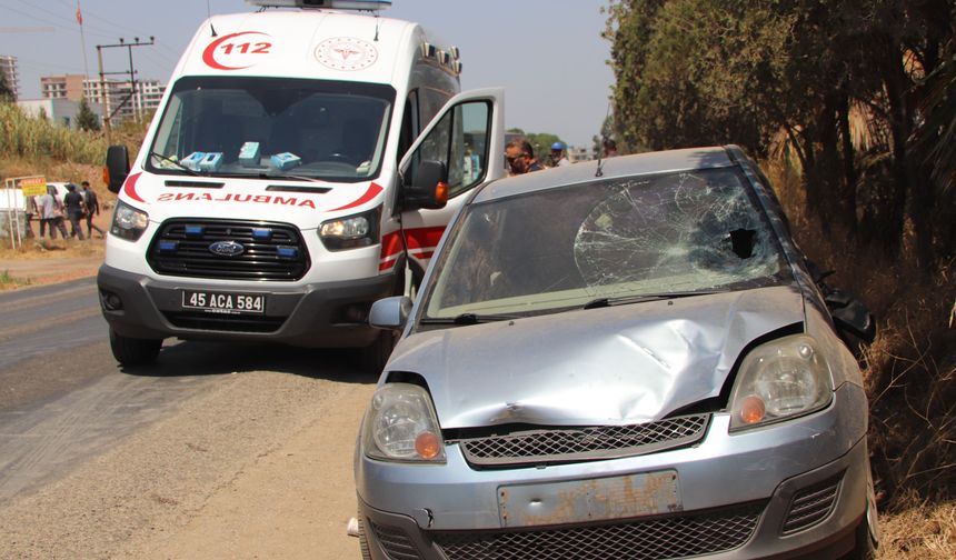 Turgutlu'da feci kaza: Yaya ağır yaralandı