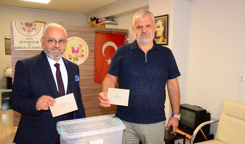 Manisa Kuyumcular Çarşısı yeni başkanını seçti