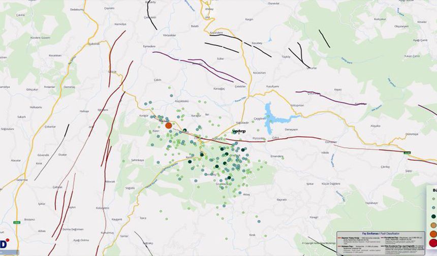 Balıkesir'de 237 artçı deprem meydana geldi