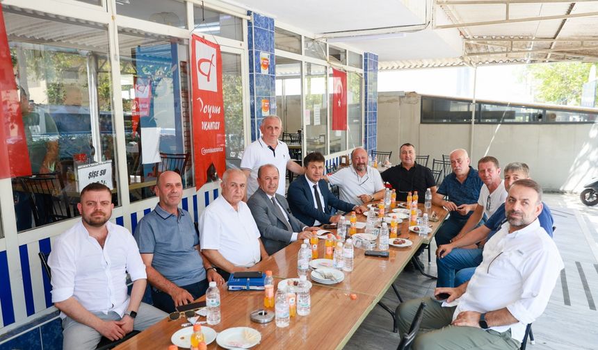 Manisa Küçük Sanayi esnafının sorunlarına kulak verildi