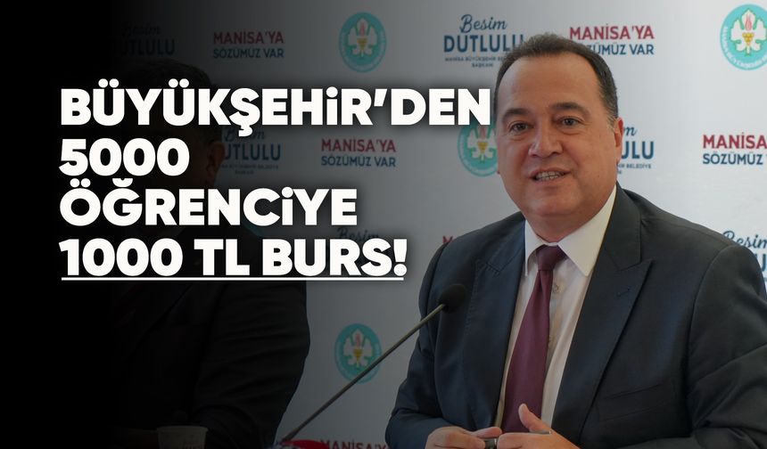 Manisa'da üniversite öğrencilerine bin TL burs