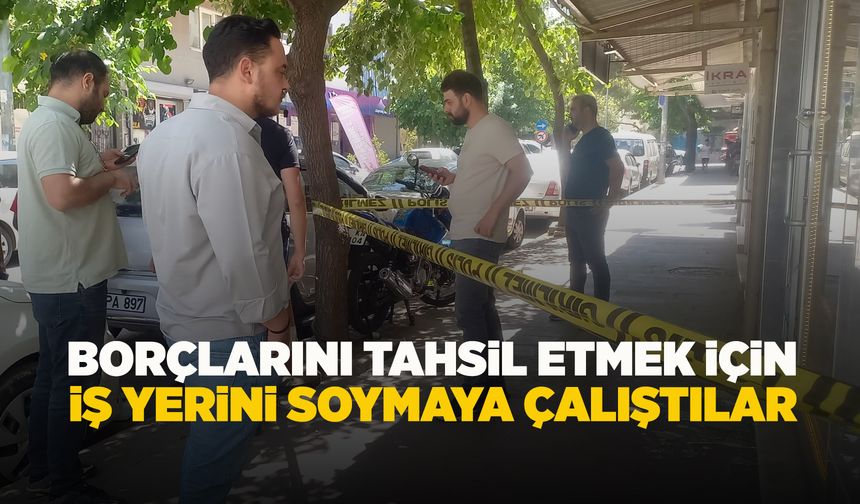 Manisa'da iş yerinde hırsızlık şoku