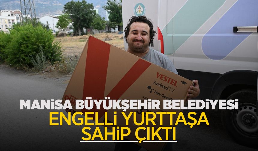 Büyükşehir’den engelli yurttaşa destek