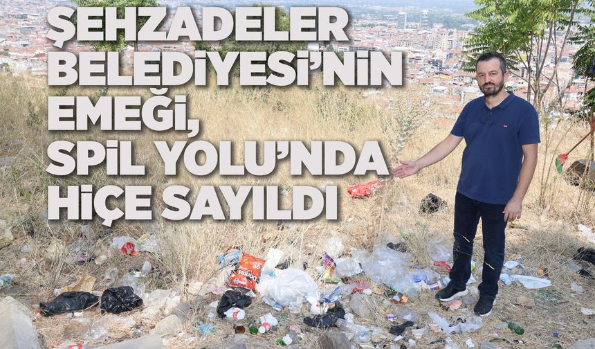 Spil yolunda aynı manzara