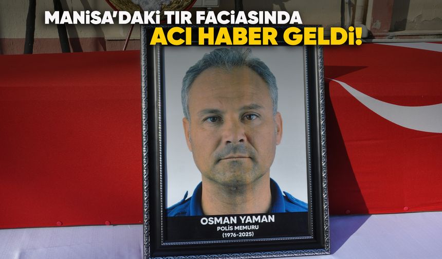 Salihli'den acı haber geldi!
